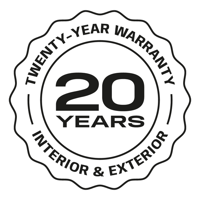 Twenty-year warranty - Long Lifespan